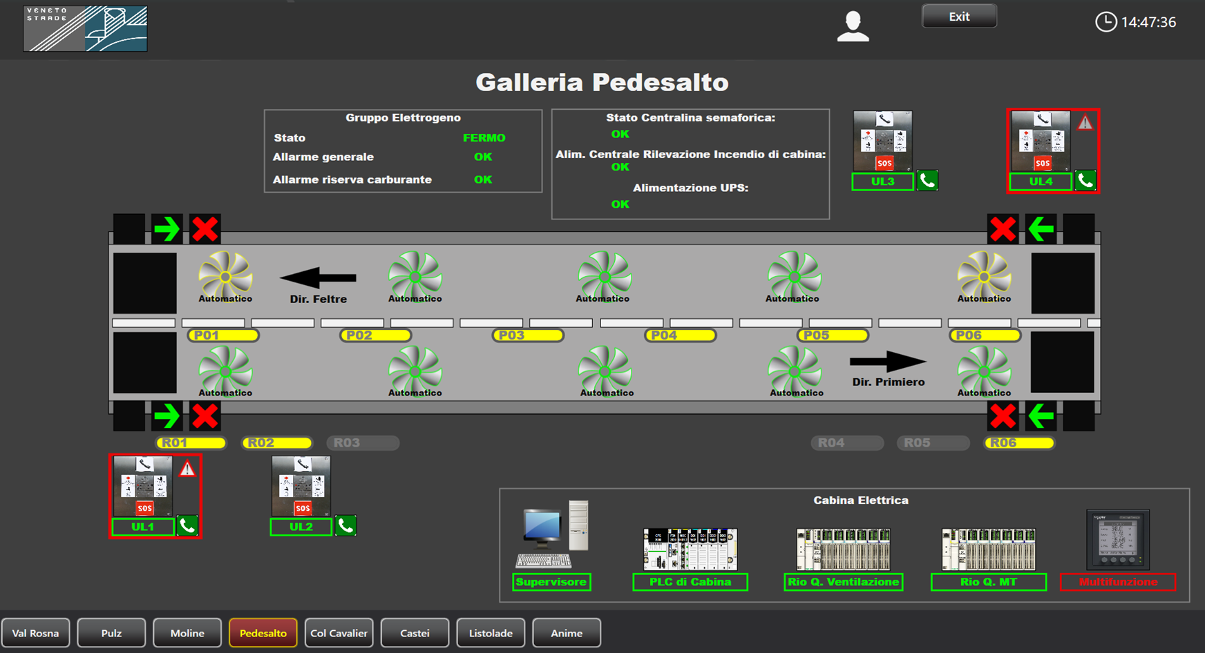 Sviluppo Piattaforma di Supervisione SCADA per Sala Radio